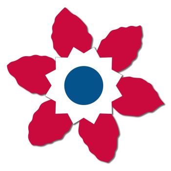 Klistremerke Maiblomst, stor