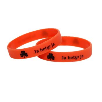 Silikonarmbånd, JA BETYR JA - 50PK