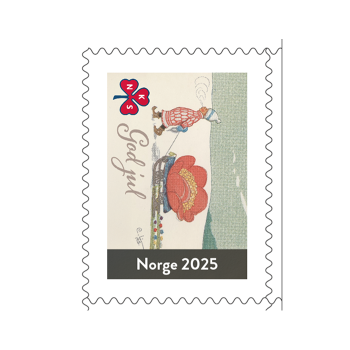 Julemerke 2025, pk à 10 ark