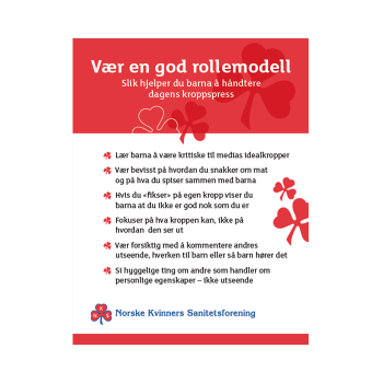 Vær en god rollemodell-kort - 50PK