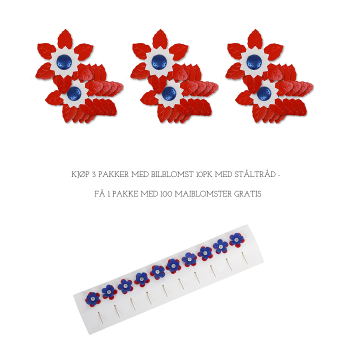 Bilblomst med ståltråd